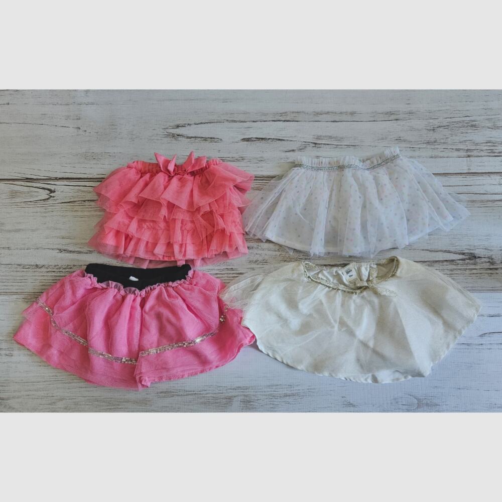 Tulle Tutu Baby Infant Girls Bundle sz 9M